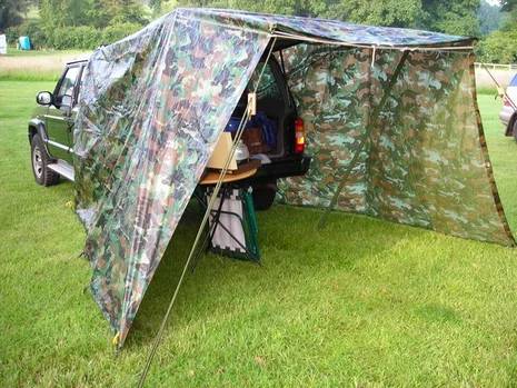 Camouflage Tarpaulin, 2.7m x 3.5m, Lightweight 80GSM